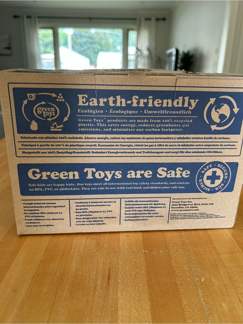 Green Toys Seacopter — Orange & Blue Floatable Helicopter Toy